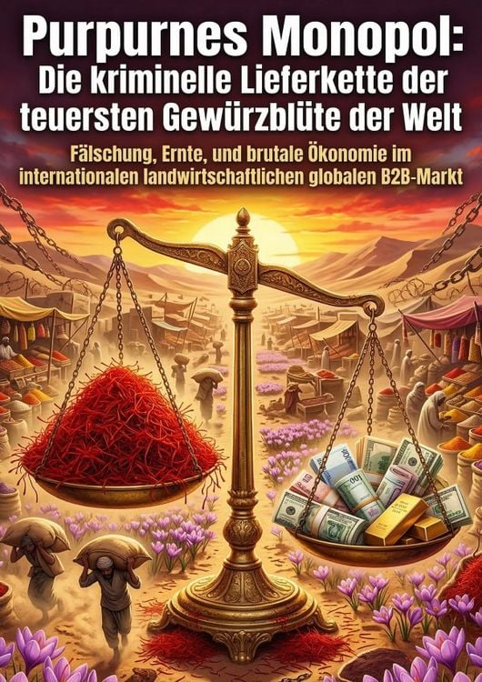 Produktbild: Purpurnes Monopol: Die kriminelle Lieferkette der teuersten Gew&uuml;rzbl&uuml;te der Welt
