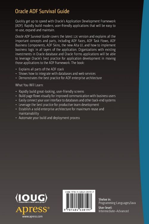 Produktbild: Oracle ADF Survival Guide