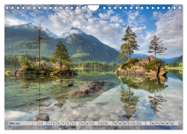 Produktbild: Wundersch&ouml;nes Bayern (Wandkalender 2026 DIN A4 quer), CALVENDO Monatskalender