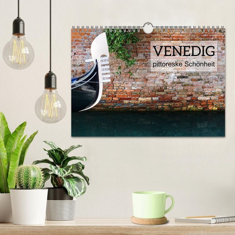 Produktbild: Venedig - pittoreske Sch&ouml;nheit (Wandkalender 2026 DIN A4 quer), CALVENDO Monatskalender