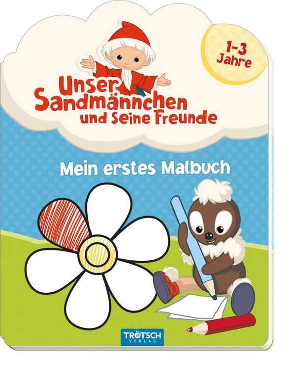 Produktbild: Mein erstes Malbuch "Unser Sandm&auml;nnchen und seine Freunde"