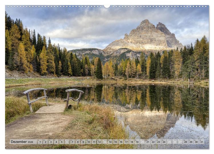Produktbild: Faszination Dolomiten (hochwertiger Premium Wandkalender 2026 DIN A2 quer), Kunstdruck in Hochglanz