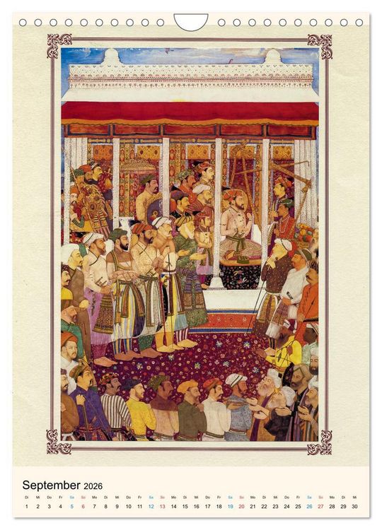 Produktbild: Indische Miniaturen (Wandkalender 2026 DIN A4 hoch), CALVENDO Monatskalender