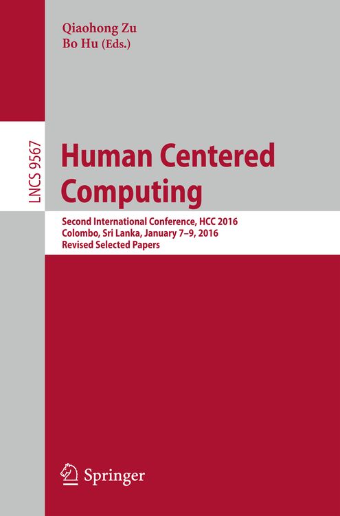 Bild vom Artikel Human Centered Computing vom Autor Qiaohong Zu
