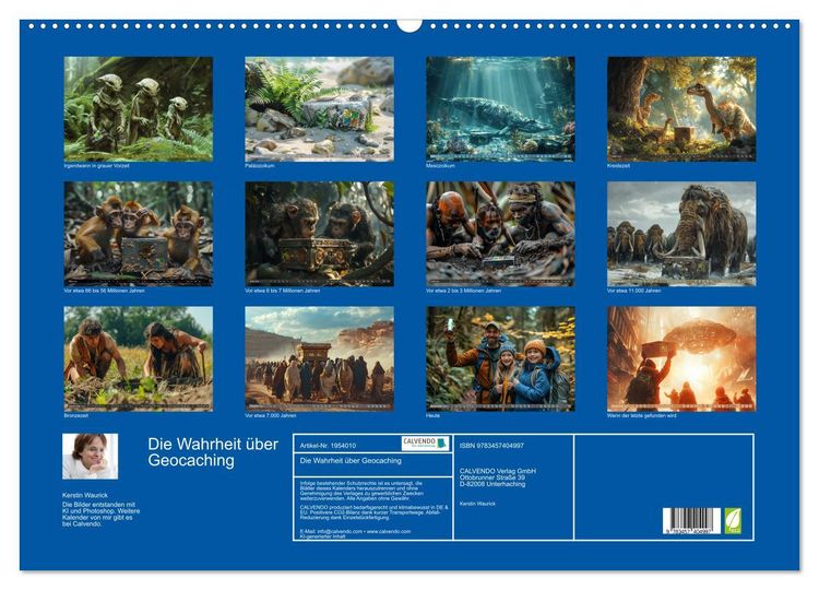 Produktbild: Die Wahrheit &uuml;ber Geocaching (Wandkalender 2026 DIN A2 quer), CALVENDO Monatskalender