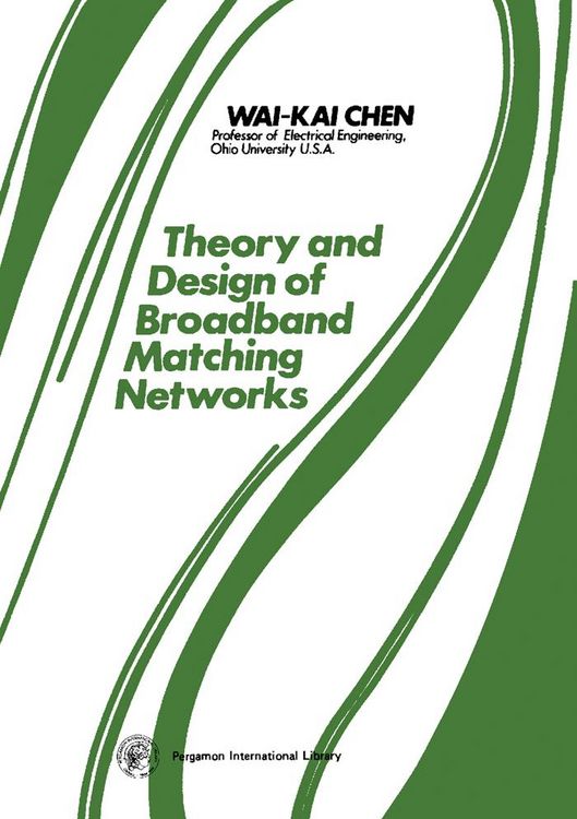 Produktbild: Theory and Design of Broadband Matching Networks
