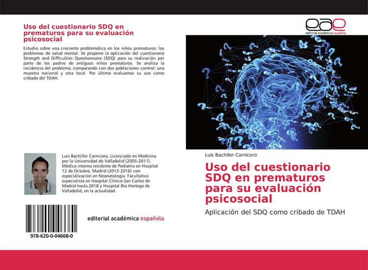 Produktbild: Uso del cuestionario SDQ en prematuros para su evaluaci&oacute;n psicosocial