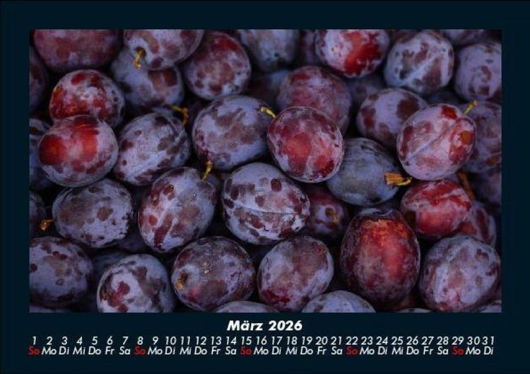 Produktbild: Obstkalender 2026 Fotokalender DIN A5