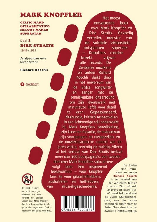Produktbild: Mark Knopfler (Deel 1, Dire Straits) - het 536 pagina's tellende boek
