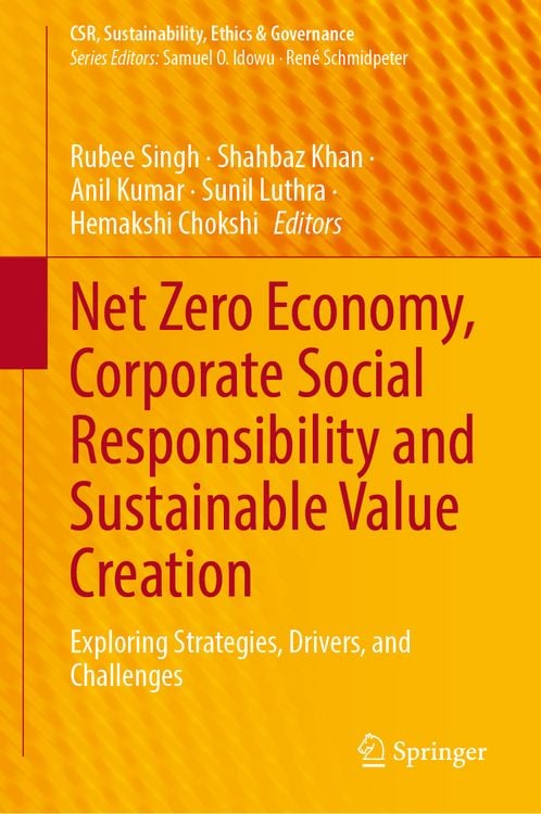 Produktbild: Net Zero Economy, Corporate Social Responsibility and Sustainable Value Creation