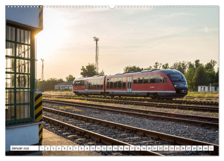 Produktbild: Eisenbahn in Ungarn (Wandkalender 2026 DIN A2 quer), CALVENDO Monatskalender