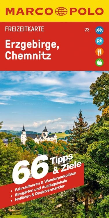 Produktbild: MARCO POLO Freizeitkarte 23 Erzgebirge, Chemnitz 1:100.000