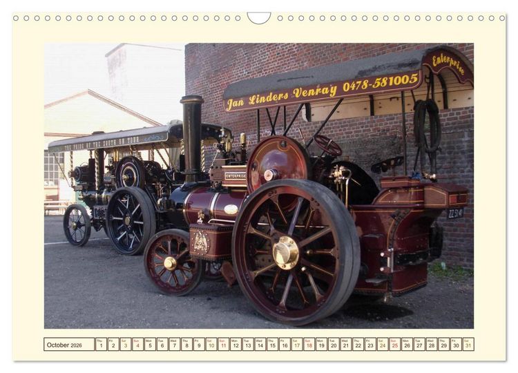 Produktbild: Steam engines (Wall Calendar 2026 DIN A3 landscape), CALVENDO 12 Month Wall Calendar