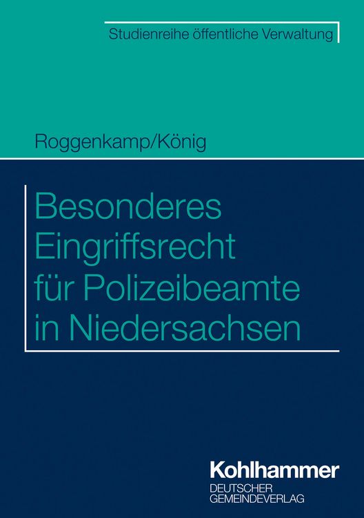 Produktbild: Besonderes Eingriffsrecht f&uuml;r Polizeibeamte in Niedersachsen