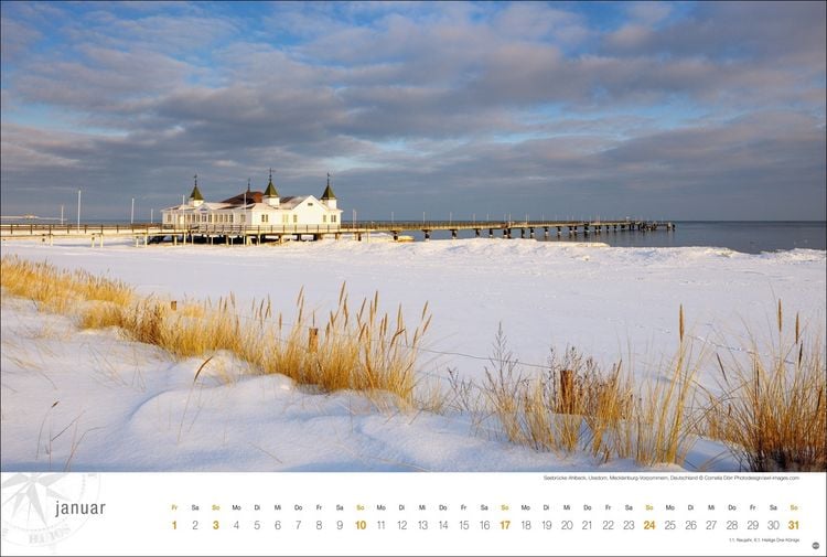 Produktbild: Ostsee Globetrotter Kalender 2027 - Von behaglichen Strandk&ouml;rben und rauen K&uuml;sten