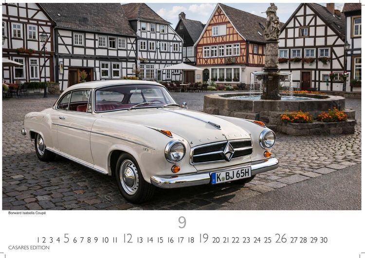 Produktbild: German Classic Cars Kalender 2027 &ndash; Wandkalender | Fotokalender Oldtimer 24x35 cm - deutsche Oldtimer - Meisterwerke deutscher Automobilgeschichte