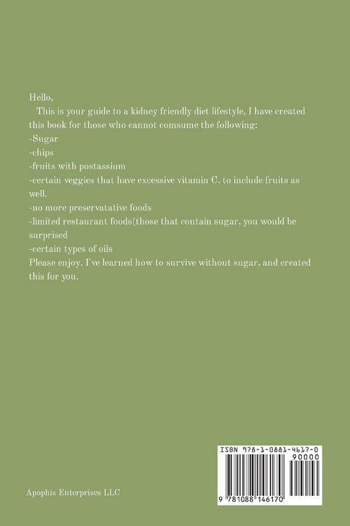 Produktbild: The Kidney Friendly Diet