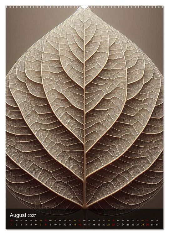 Produktbild: Geometrie der Natur &ndash; Formen, Muster, Strukturen (Wandkalender 2027 DIN A2 hoch), CALVENDO Monatskalender