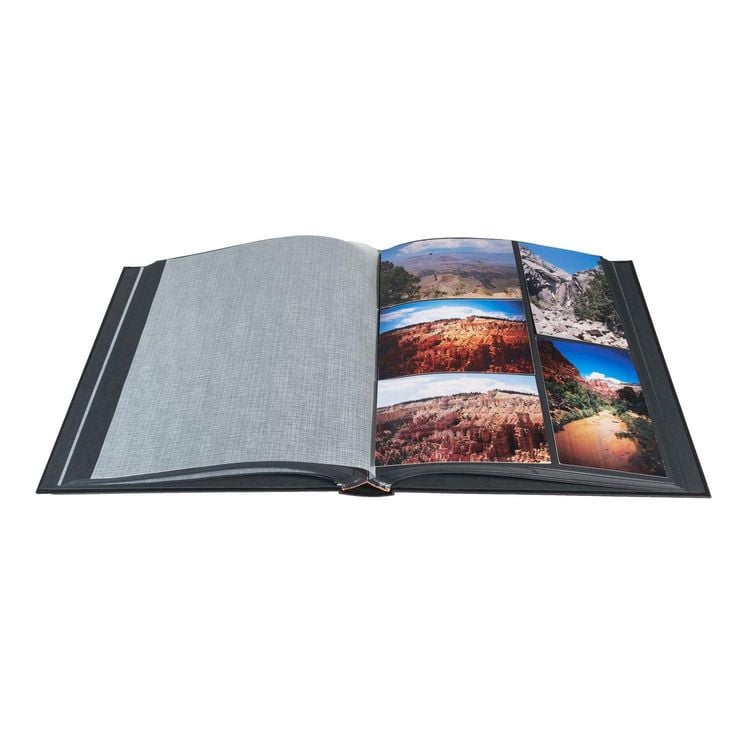Produktbild: Fotoalbum MILANO 29x32 cm, 60 schwarze Seiten