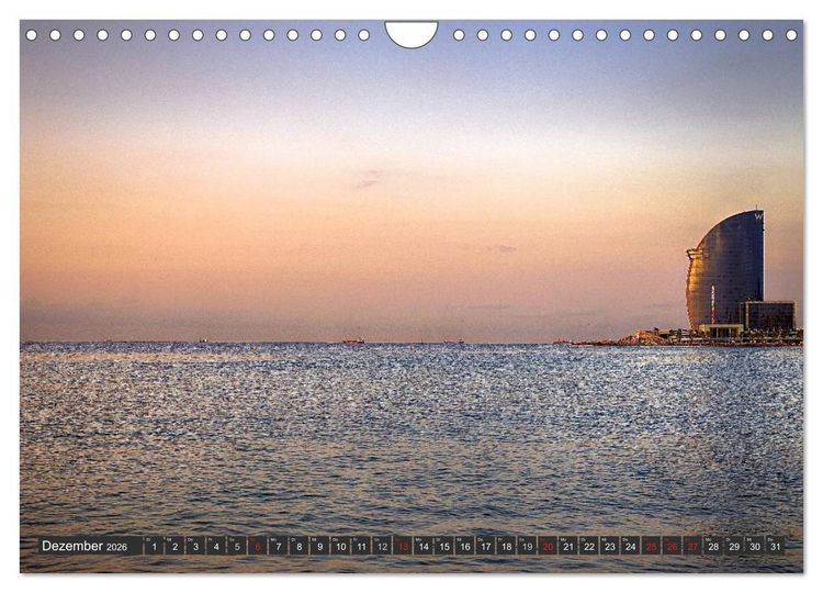 Produktbild: Metropole Barcelona (Wandkalender 2026 DIN A4 quer), CALVENDO Monatskalender