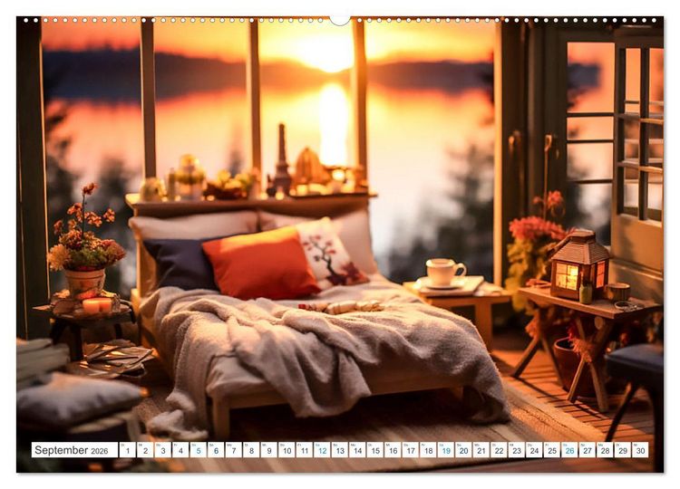 Produktbild: Kleine Oasen (Wandkalender 2026 DIN A2 quer), CALVENDO Monatskalender