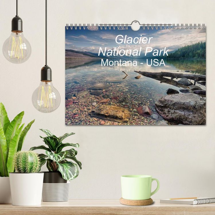 Produktbild: Glacier National Park Montana - USA (Wandkalender 2026 DIN A4 quer), CALVENDO Monatskalender