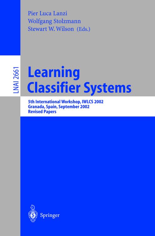 Produktbild: Learning Classifier Systems