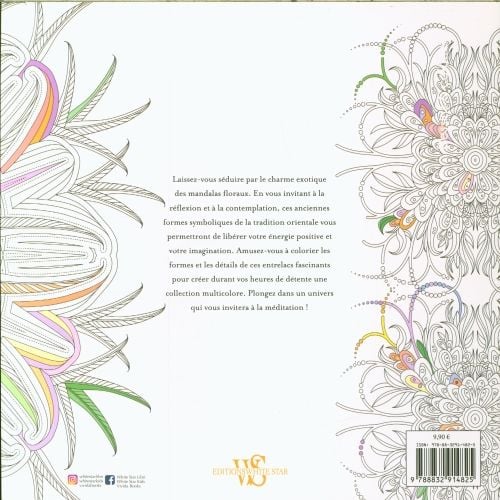 Produktbild: Mandalas floraux : dessins &agrave; colorier