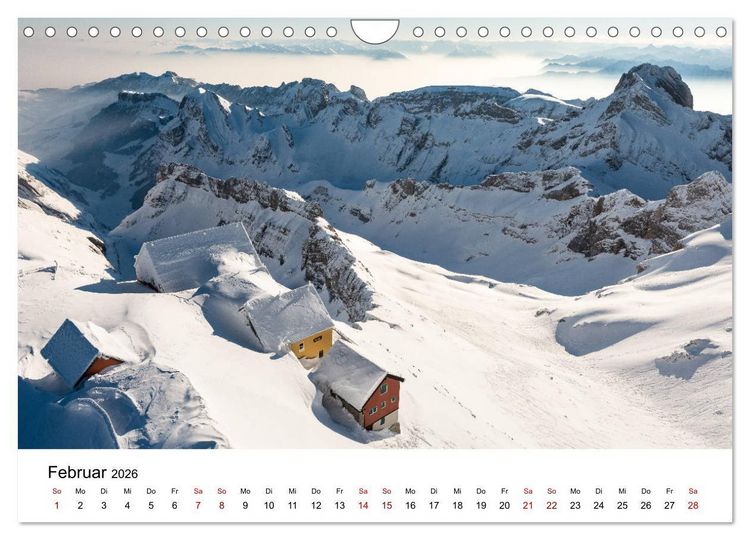 Produktbild: Faszination S&auml;ntis (Wandkalender 2026 DIN A4 quer), CALVENDO Monatskalender