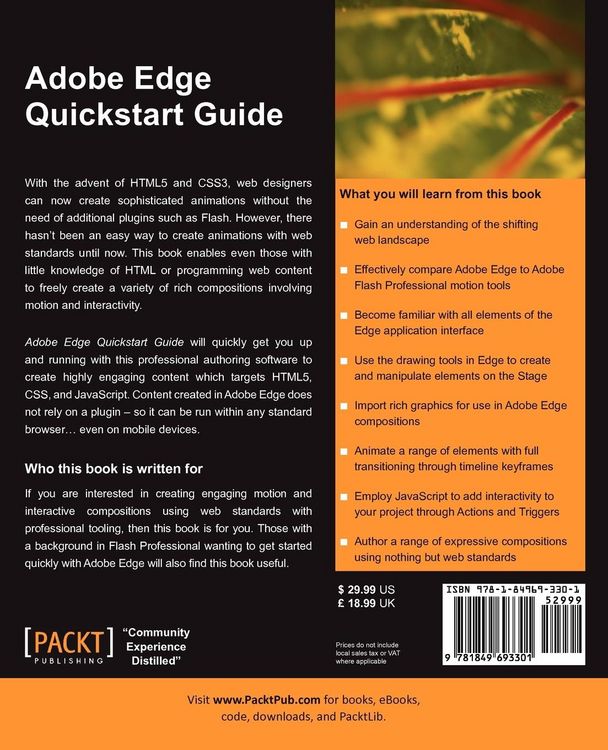 Produktbild: Adobe Edge QuickStart Guide
