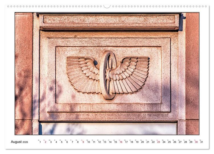 Produktbild: Fassadenkunst im Roten Wien (Wandkalender 2026 DIN A2 quer), CALVENDO Monatskalender