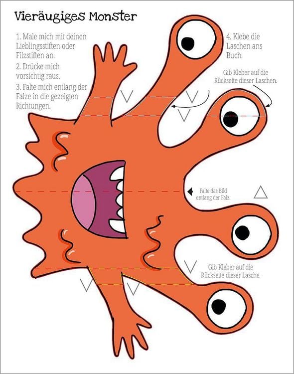 Produktbild: Dein Pop-Up Buch zum Selbermachen Monster