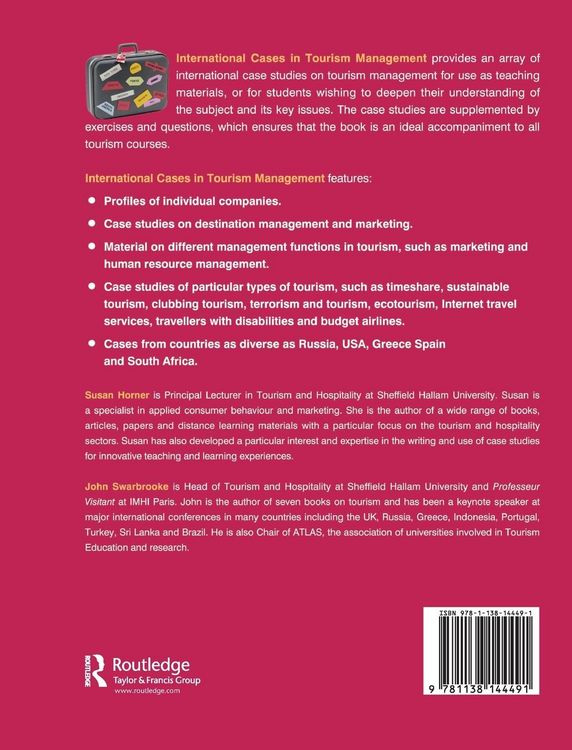 Produktbild: International Cases in Tourism Management