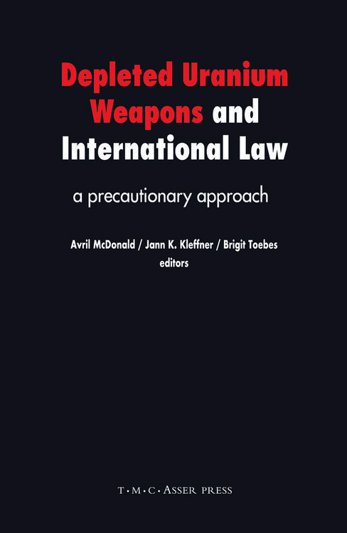 Produktbild: Depleted Uranium Weapons and International Law
