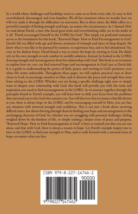 Produktbild: Renewed Hope- How to Find Encouragement in God