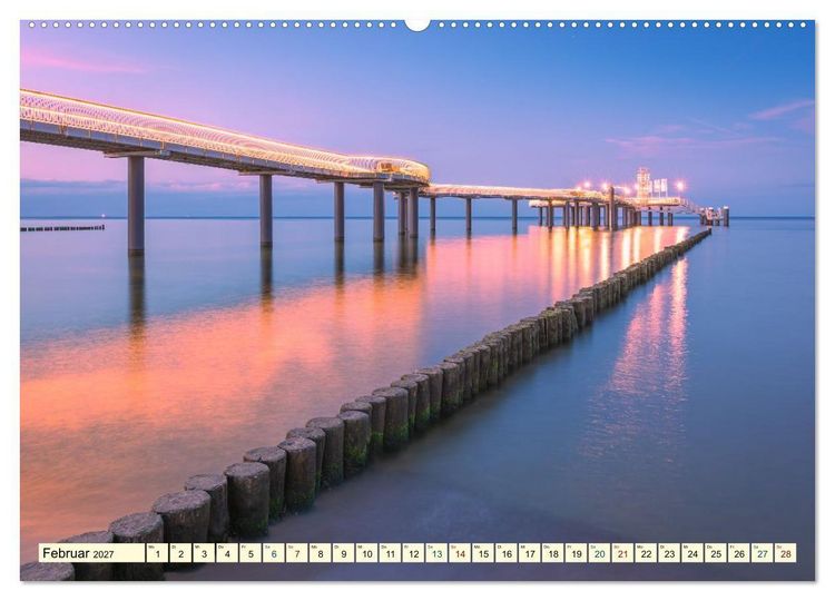 Produktbild: Usedom - Deutscher Inseltraum (hochwertiger Premium Wandkalender 2027 DIN A2 quer), Kunstdruck in Hochglanz