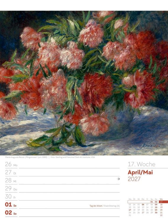 Produktbild: Kunstwelt Wochenplaner Kalender 2027 | Impressionismus und Klassische Moderne