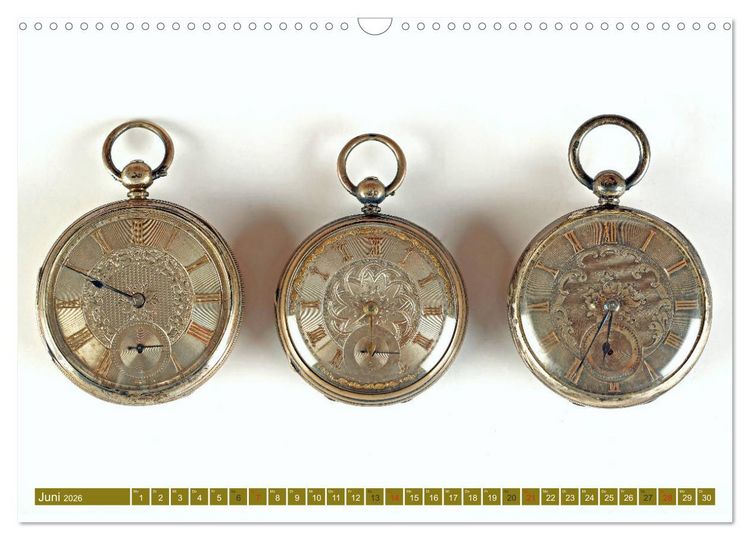 Produktbild: Taschenuhren (Wandkalender 2026 DIN A3 quer), CALVENDO Monatskalender