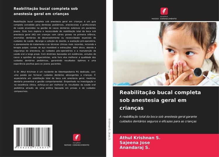 Produktbild: Reabilita&ccedil;&atilde;o bucal completa sob anestesia geral em crian&ccedil;as