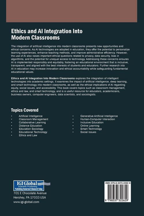 Produktbild: Ethics and AI Integration Into Modern Classrooms