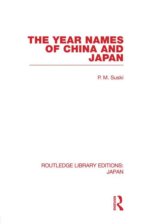Produktbild: The Year Names of China and Japan