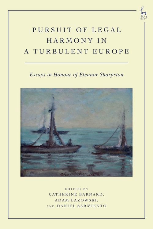 Produktbild: Pursuit of Legal Harmony in a Turbulent Europe
