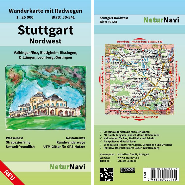 Produktbild: Stuttgart Nordwest 1 : 25 000