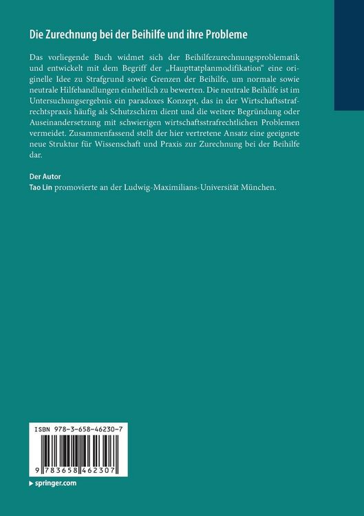 Produktbild: Die Zurechnung bei der Beihilfe und ihre Probleme