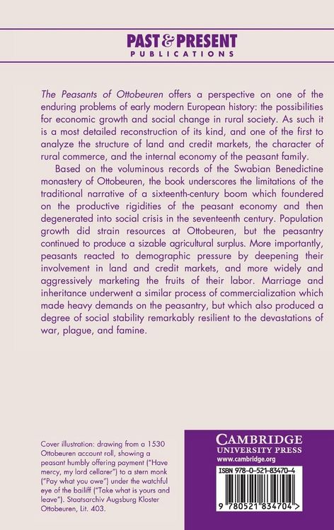 Produktbild: The Peasants of Ottobeuren, 1487-1726