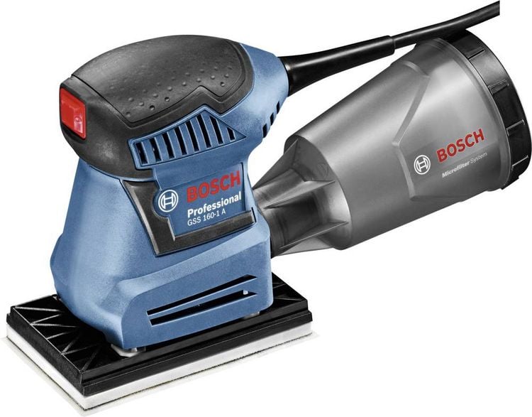 Produktbild: Bosch Professional GSS 160-1A 160 Multi 06012A2300 Schwingschleifer inkl. Koffer 180 W 100 x 150 mm