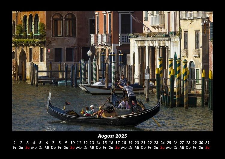 Produktbild: Venedig 2025 Fotokalender DIN A3