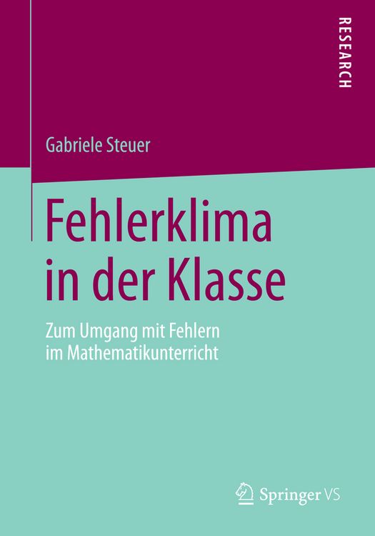 Produktbild: Fehlerklima in der Klasse
