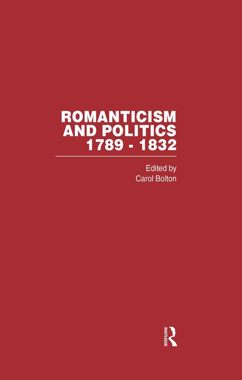 Produktbild: Romanticism & Politics 1789-1832