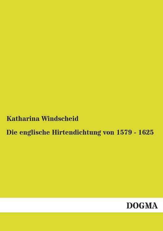 Produktbild: Die englische Hirtendichtung von 1579 - 1625